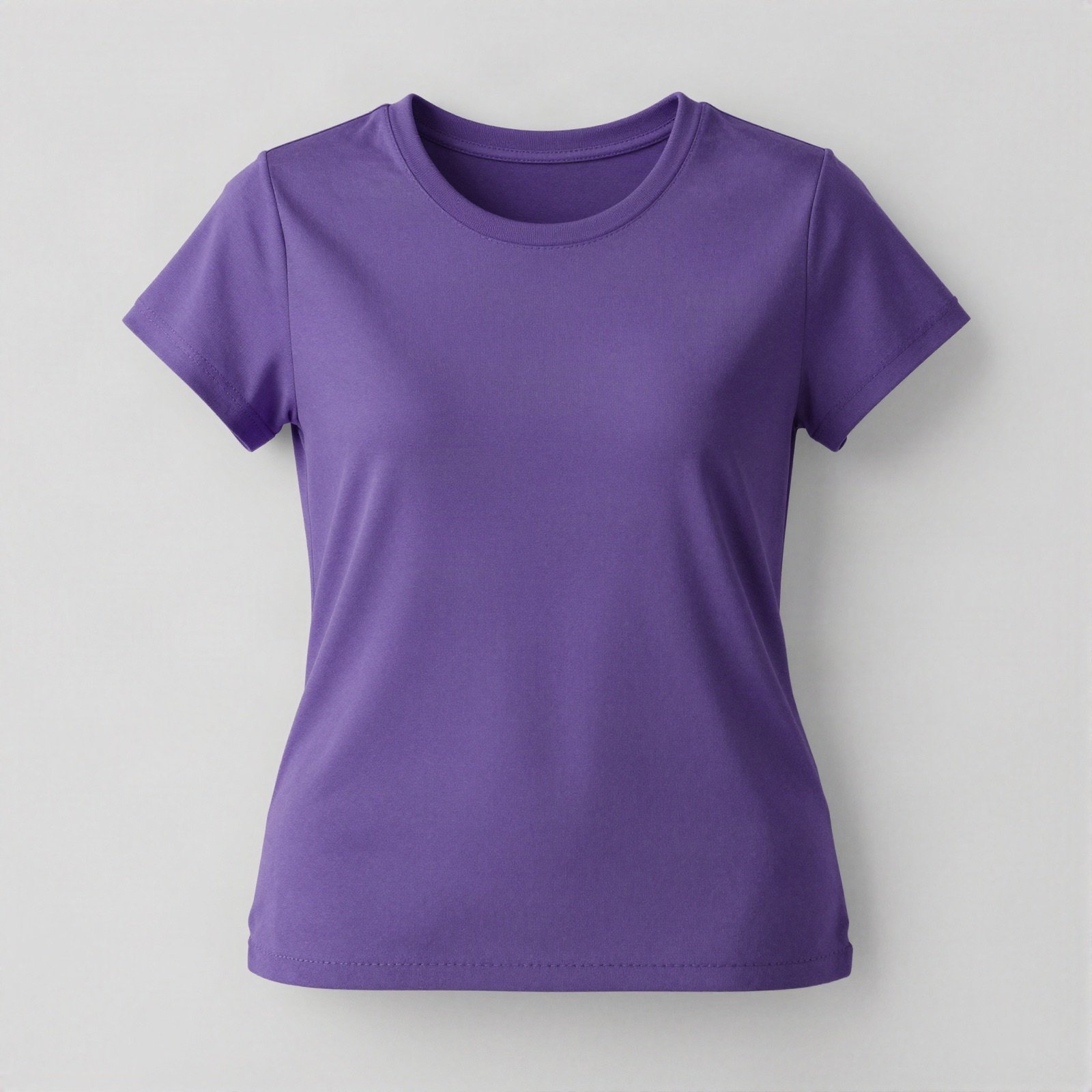 Plain purple women's t-shirt