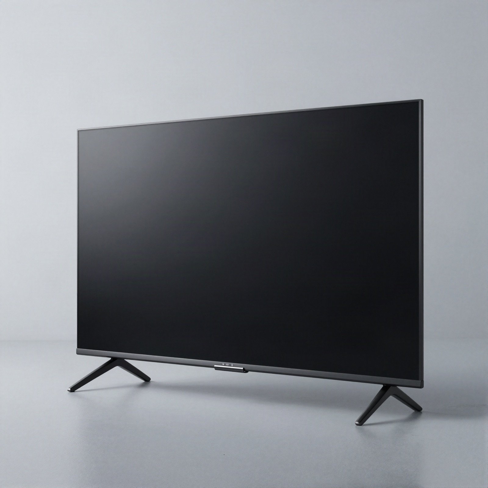 Ultra-thin OLED television on slim feet