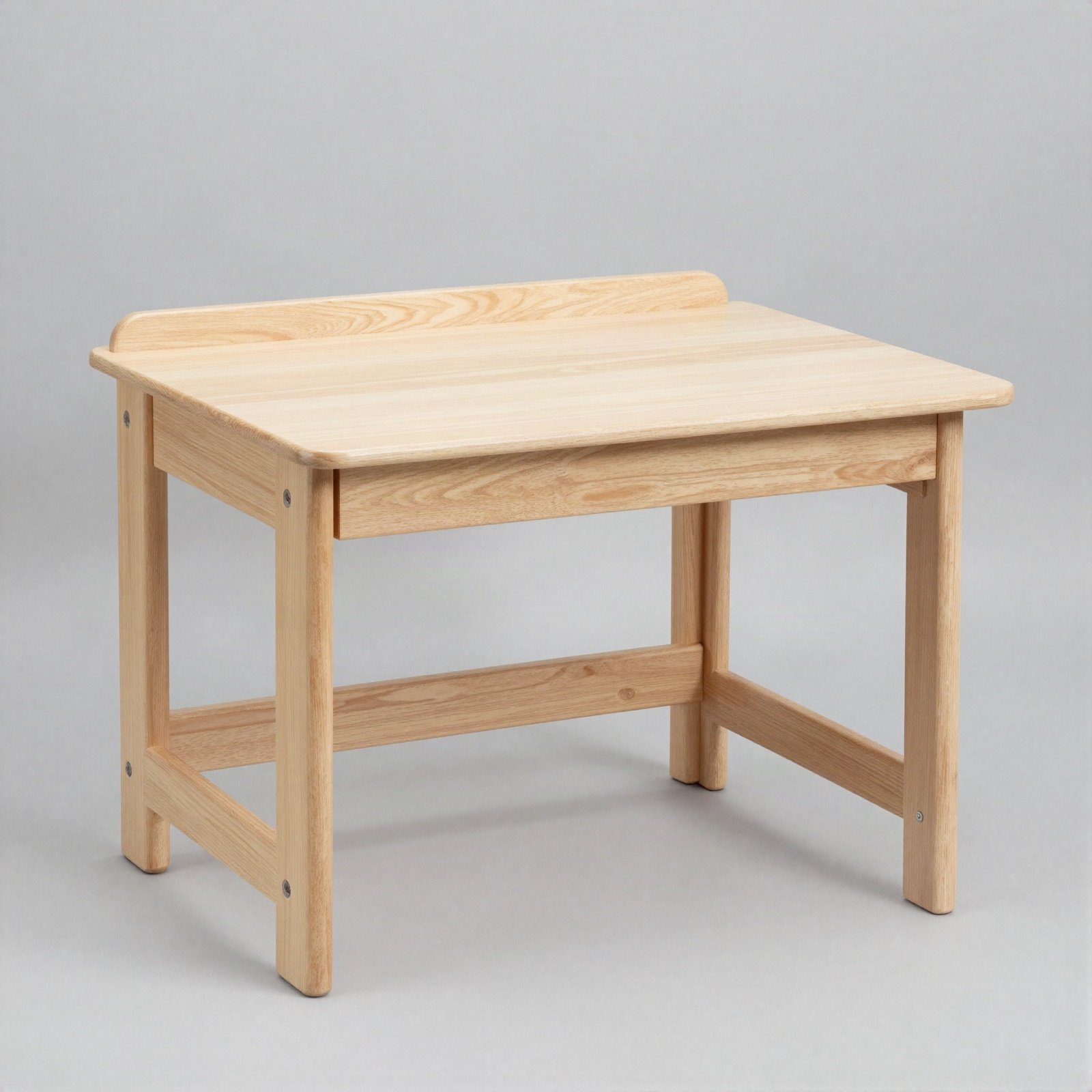 Light wooden study table with a drawer