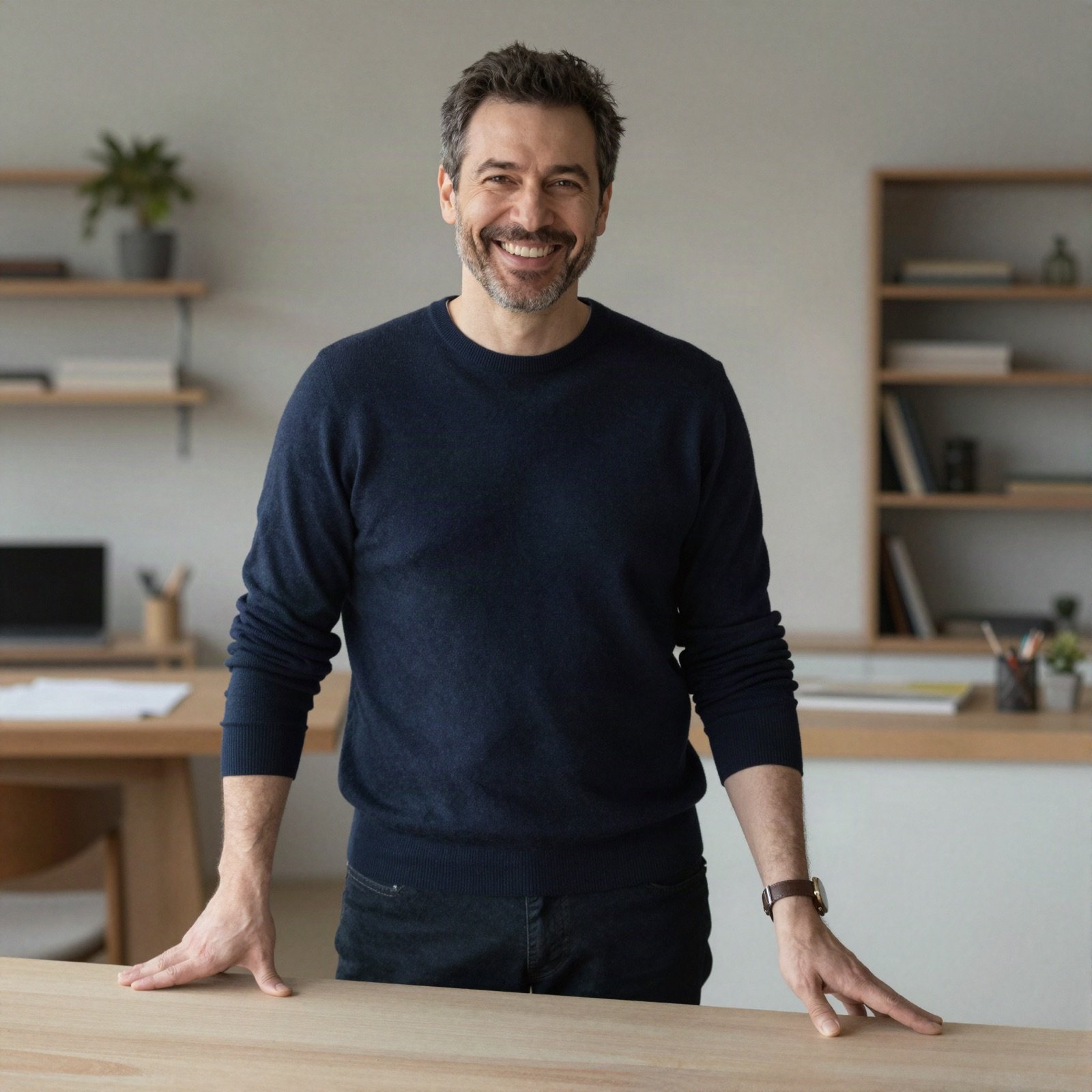 Portrait of Nasser Al Qahtani, interior decorator