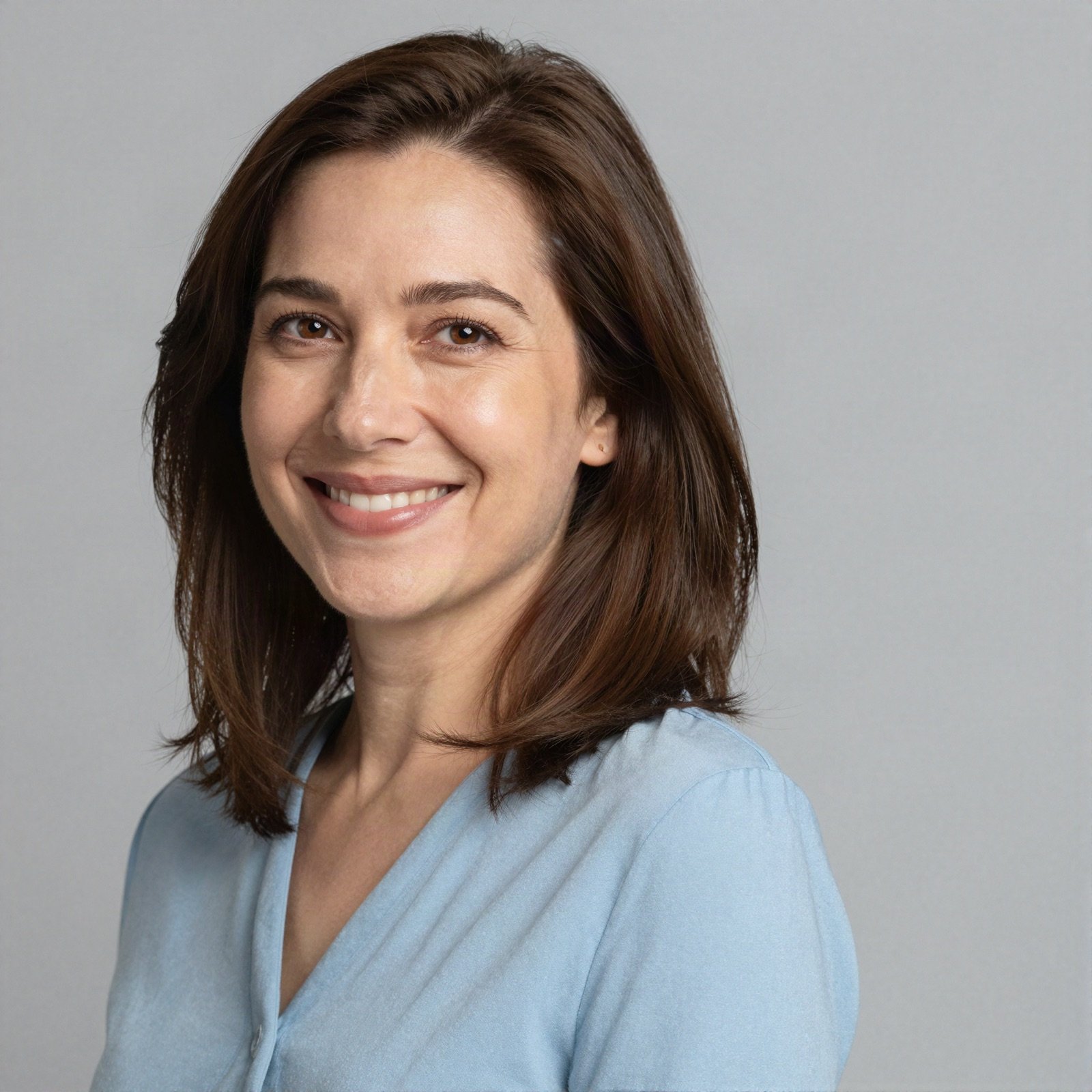 Zeina Hanna, e-mail marketing lead, in a light blue blouse