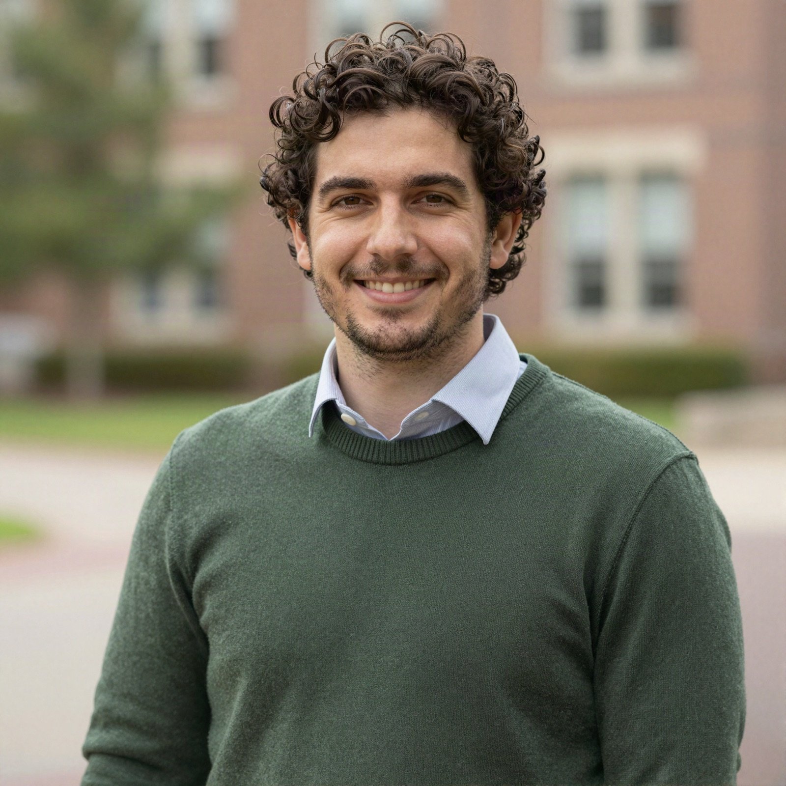 Wael Saadeh, assistant professor, on campus