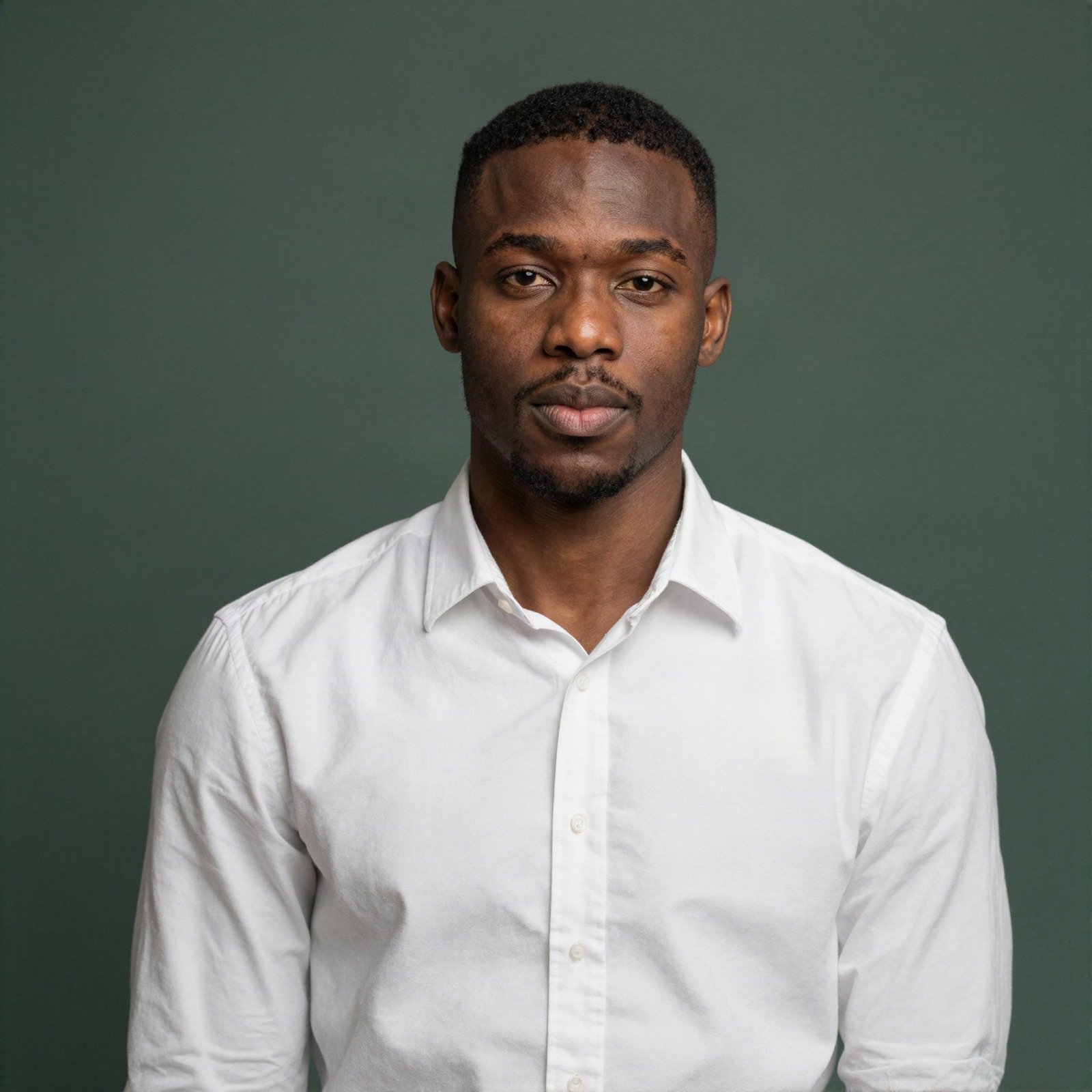 Young designer in a white shirt